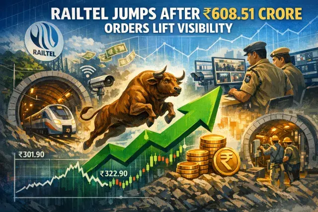 RailTel Jumps After ₹608.51 Crore Orders Lift Visibility